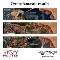 Army Painter - Pinceaux - Most Wanted Brush Set (EN STOCK)