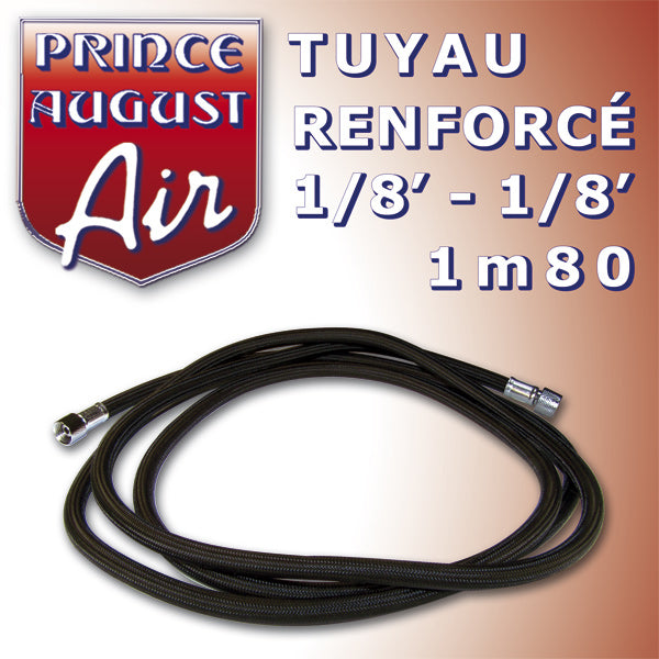 Tuyau renforcé1/8′-1/8′ 1m80
