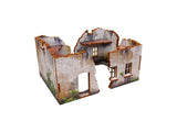 WW2 Achtung Panzer Normandy Ruin 1 (28mm) PRÉPEINTS (Disponible en aout 2025)