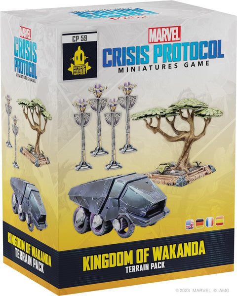 Marvel Crisis Protocol: Kingdom Wakanda Terrain  Pack (LIVRAISON GRATUITE)