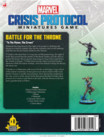 Marvel Crisis Protocol :Rival Panels Battle Throne (LIVRAISON GRATUITE)