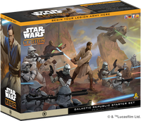 Star wars Légion : Galactic Republic Starter Set (Base)(LIVRAISON GRATUITE)
