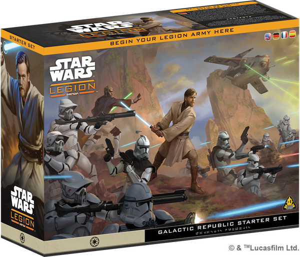 Star wars Légion : Galactic Republic Starter Set (Base)(LIVRAISON GRATUITE)