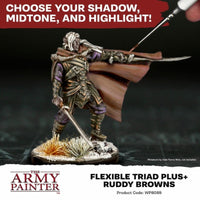 Army Painter - Ruddy Browns Flexible Triad PLUS+ (Sortie en août 2025)