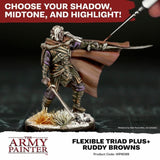 Army Painter - Ruddy Browns Flexible Triad PLUS+ (Sortie en août 2025)