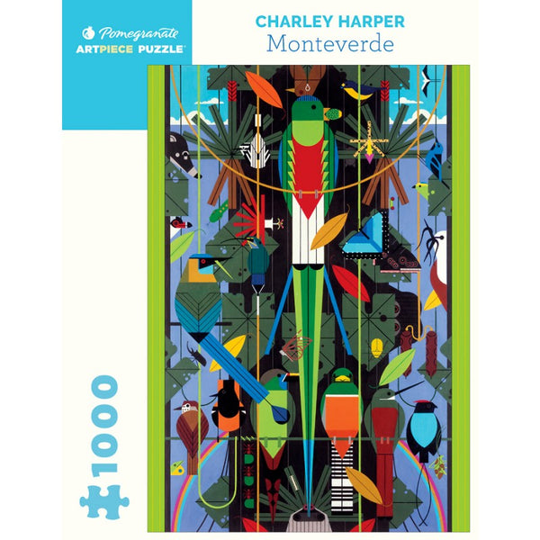 Puzzle Charley Harper: Monteverde 1000-Piece Jigsaw Puzzle