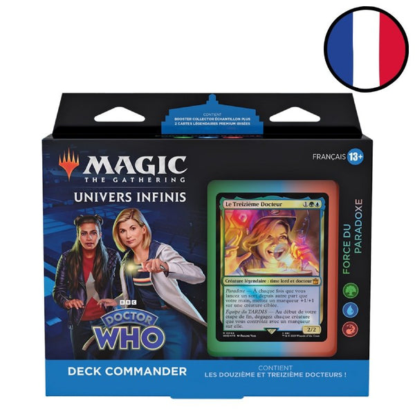 Deck Commander Univers Infinis : Doctor Who Force du Paradoxe en Francais (EN STOCK)