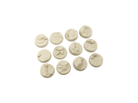 Deep Water Bases Round 25mm (X5)