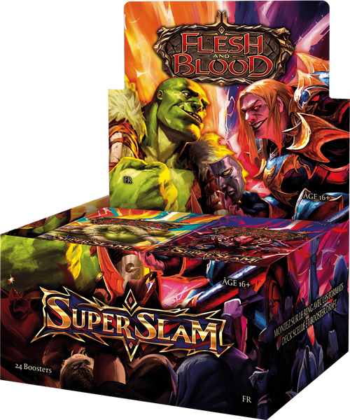 Flesh & Blood : Super Slam display de 24 Boosters en Francais (LIVRAISON GRATUITE)(EN STOCK)