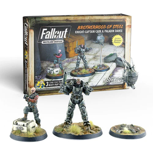 Fallout: Wasteland Warfare - Brotherhood of Steel - Knight-Captain Cade and Paladin Danse