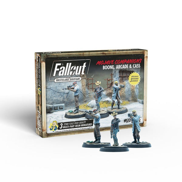Fallout Wasteland Warfare - Mojave Companions: Boone, Arcade and Cass