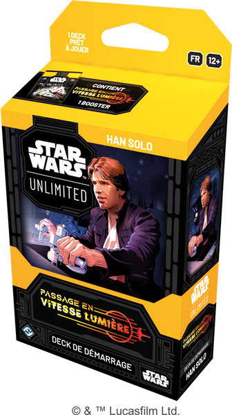 Star Wars Unlimited : Deck Han Solo Passage Vitesse Lumière en Francais (EN STOCK)