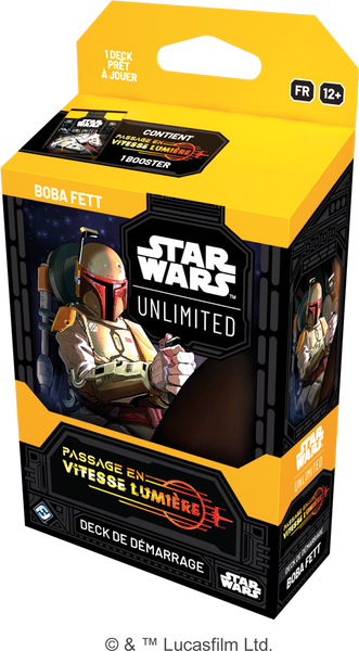 Star Wars Unlimited : Deck Boba Fett Passage Vitesse Lumière en Francais (EN STOCK)