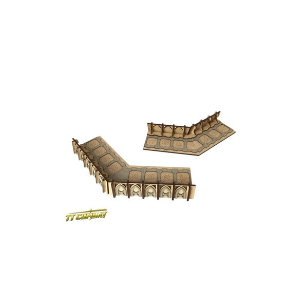 TT Combat -  Fortified Trench Small Corner Sections