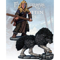 Frostgrave - Chasseur & Chien de Guerre Barbares