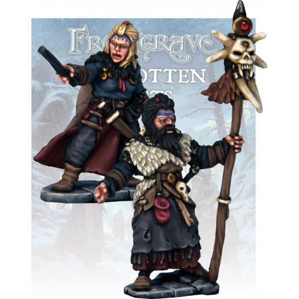 Frostgrave - Mage Barbare et Apprenti
