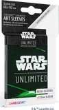 Star Wars Unlimited Art Sleeves  : Card Back Green