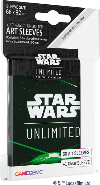 Star Wars Unlimited Art Sleeves  : Card Back Green