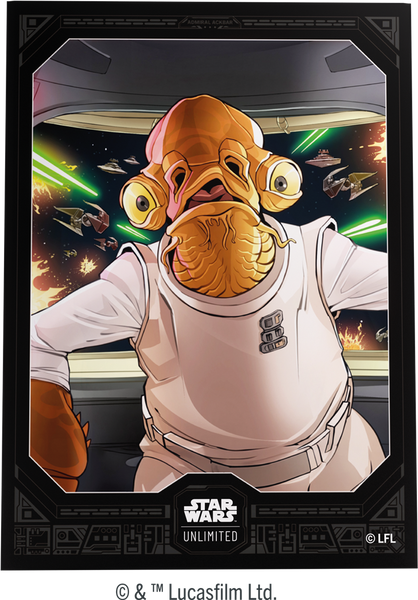 Star Wars Unlimited Art Sleeves  : Admiral Ackbar