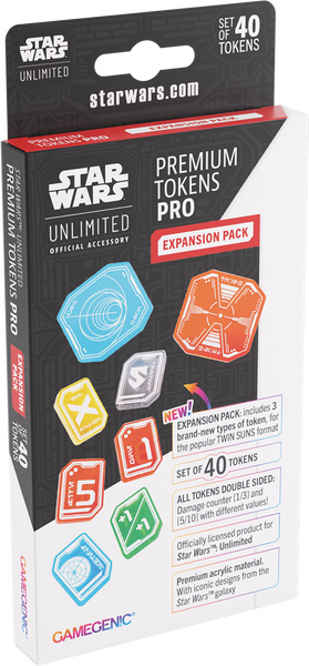 Star Wars Unlimited : Premium Tokens Twin Suns (EN STOCK)