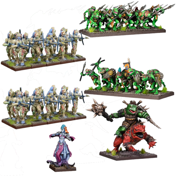 Kings of War - Royaume du Trident du Néritica - Armée (LIVRAISON GRATUITE)