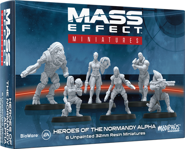 Mass Effect: Heroes of the Normandy Alpha (Resin Set)en Anglais