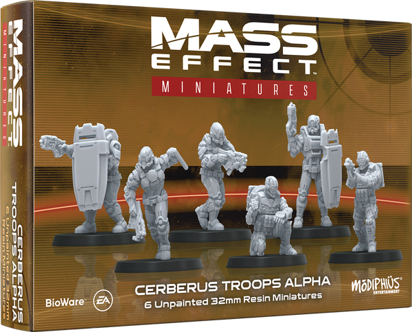 Mass Effect: Cerberus Forces Alpha (Resin Set) en Anglais