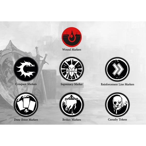 Conquest:Objective Markers and Tokens (EN STOCK) – 123JEUX