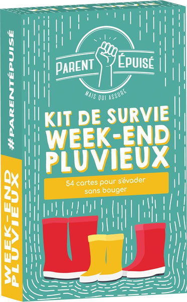 Parent Epuisé : Kit de Survie Week-End pluvieux