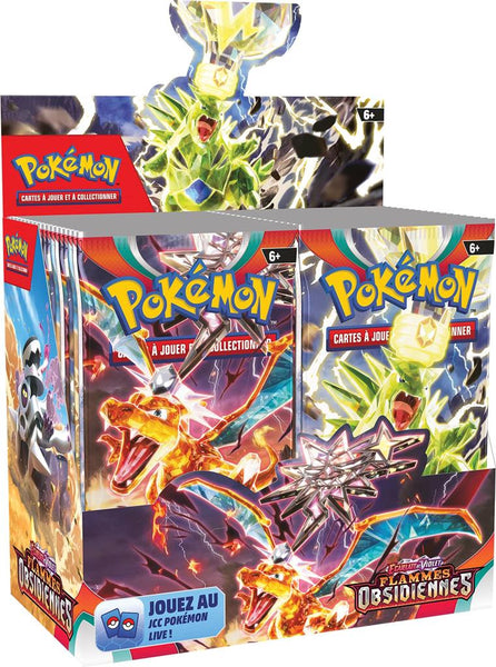 Pokémon Flammes Obsidiennes EV03 : Display de booster