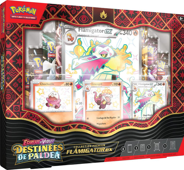 Pokémon EV045 : Coffret Premium ex FLAMIGATOR EX