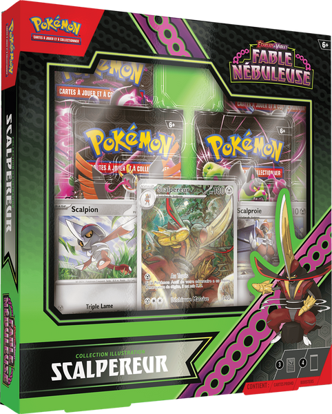 Pokémon EV65: Coffret Illustration Scalpereur(4b)(EN STOCK)