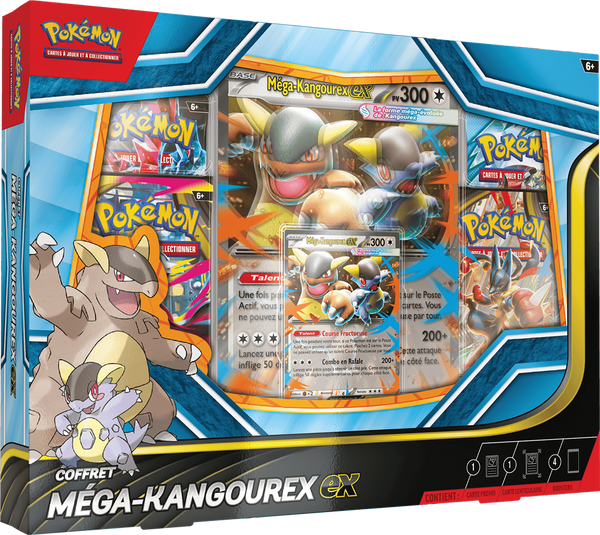 Pokémon : coffret Novembre ex 4b MEGA KANGOUREX EX (Précommande sortie le 14 novembre Limité à un exemplaire par client)