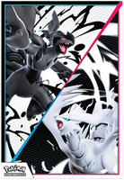 Pokémon: Coffret Poster Foudre Noire&Flamme Blanche (EN STOCK)