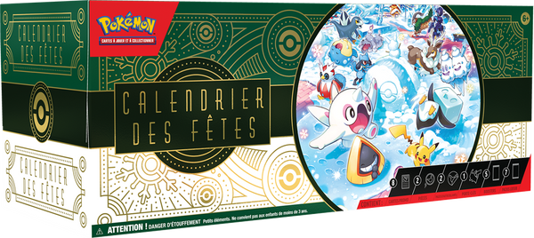 Pokémon : Calendrier des fêtes 2024 (de l'avent)