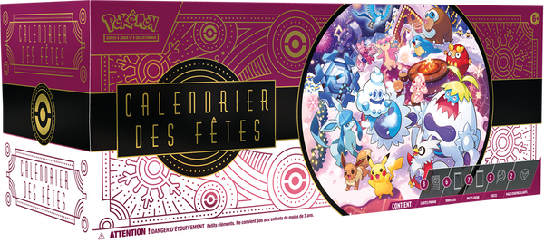 Pokémon : Calendrier des fêtes 2025 (de l'avent)