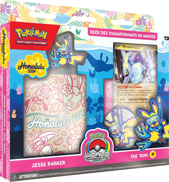 Pokémon : Deck des championnats du monde 2024 Miraidon (EN STOCK)