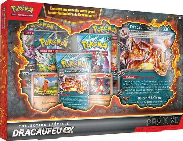Pokémon : Coffret Collection spé Dracaufeu-ex(5b) (Limité à un exemplaire par client)