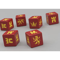 Saga - Set de dés Âge de la Chevalerie rouge