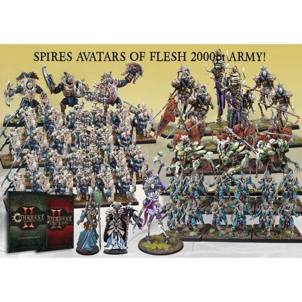Conquest -Spires: Spires Avatars of Flesh 2000 pt Army (LIVRAISON GRATUITE)