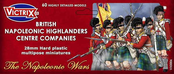 Victrix Miniatures - British Napoleonic Highlander Centre Companies