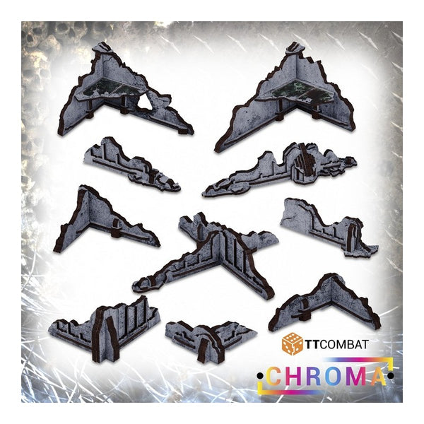 TT Combat - Chroma : Gothic Ruined Walls (Précommandes jusqu’au 19/09/2025 sortie prévue en octobre)