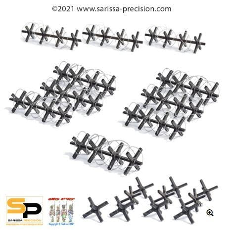 Sarissa Précision Trench System : Barbed Wire (Précommandes disponible en janvier)