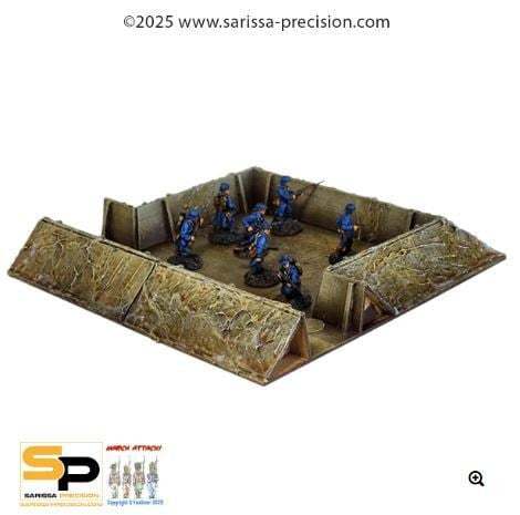 Sarissa Précision Trench System : Trench Gun Emplacement/Ammo Stash (Précommandes disponible en janvier)
