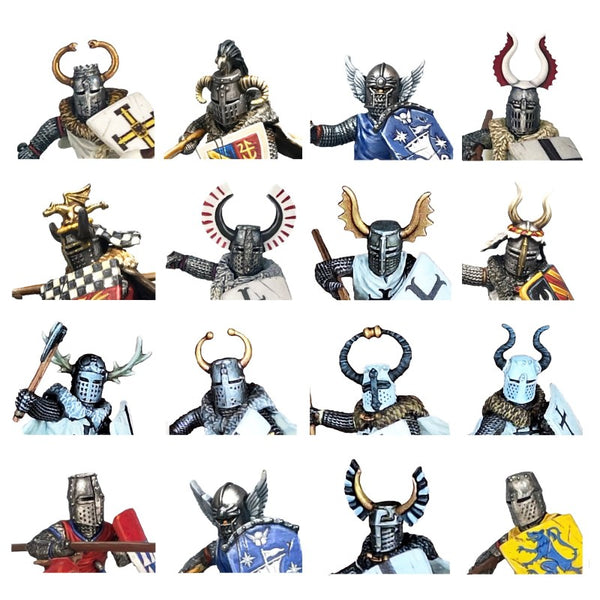 Victrix Miniatures - Medieval & Fantasy Heads, Cloaks & Shields