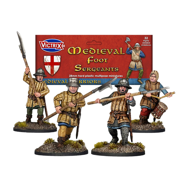 Victrix Miniatures - Medieval Foot Sergeants