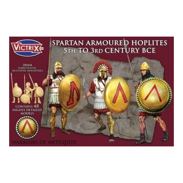 Victrix Miniatures - Spartan Armoured Hoplites 5th to 3rd Century BCE