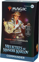 MTG: Meurtres au manoir Karlov Deck Commander Chasse Aux Coupables (EN STOCK)