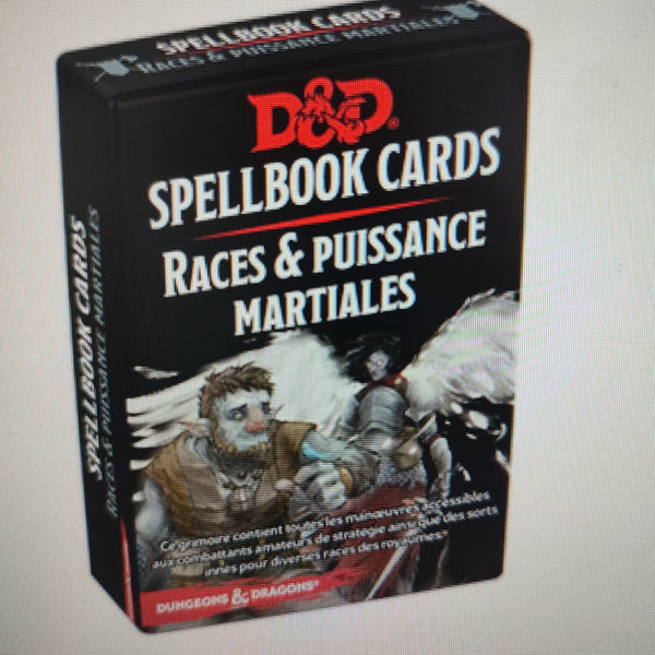 D&D 5 : Cartes de sorts Martial