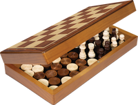 Jeu d'Échecs et de Dames Pliable